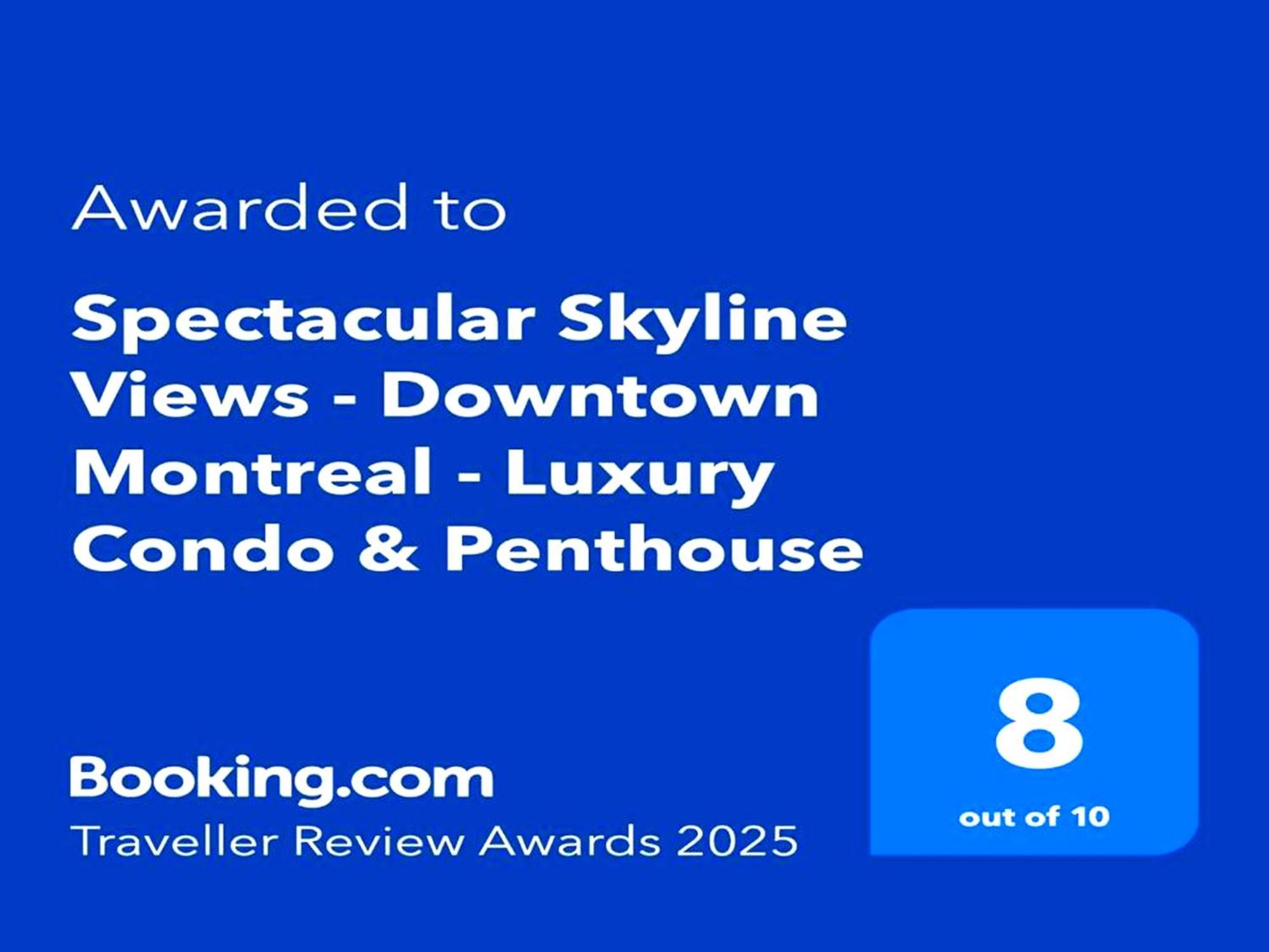 Spectacular Skyline Views - Downtown Montreal - Luxury Condo & Penthouse Exterior foto